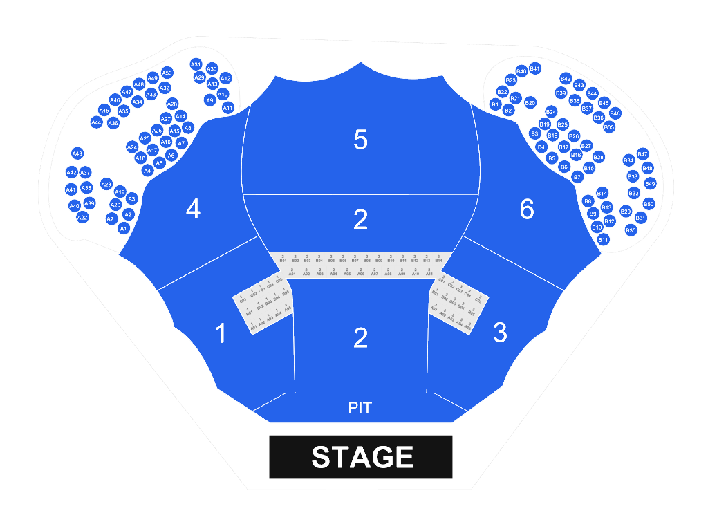 Leader Bank Pavilion seating chart